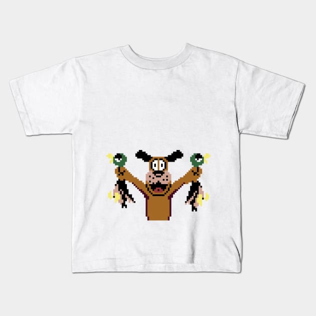 Duck Hunt dog Kids T-Shirt by Molenusaczech